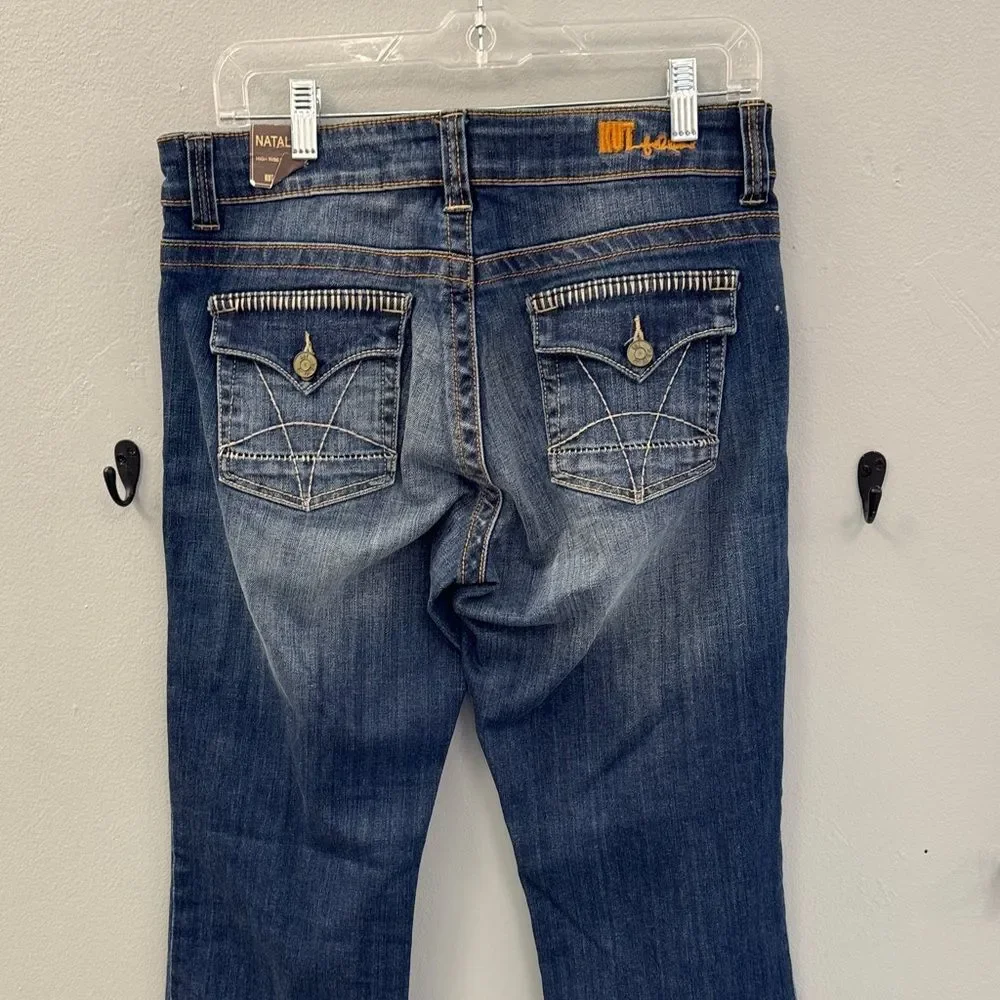 Kut from the Kloth Natalie high rise Dark Blue Boot Cut Jeans